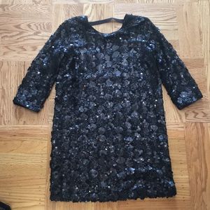 Reversible Black Suncoo Sequin Dress
